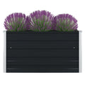 VidaXL Hochbeet 100x100x45cm Verzinkter Stahl Anthrazit