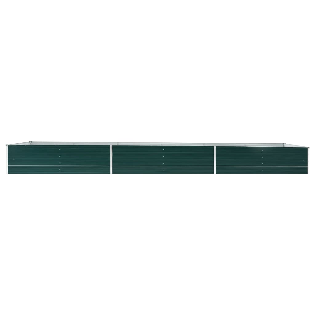 Vidaxx Pflanzer Einsatz 480x80x45 cm verzinkt Stahlgrün
