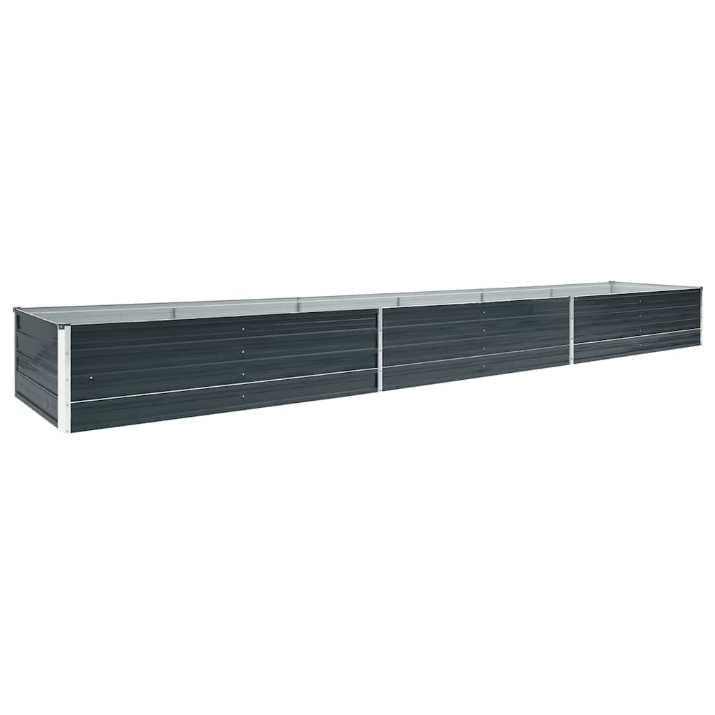 VIDAXL -Planzereinsatz 480 x 80 x 45 cm verzinkter Stahl -Anthrazit