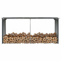 Vidaxx Brennholzschuppen 330x92x153 cm verzinkter Stahl -Anthrazit