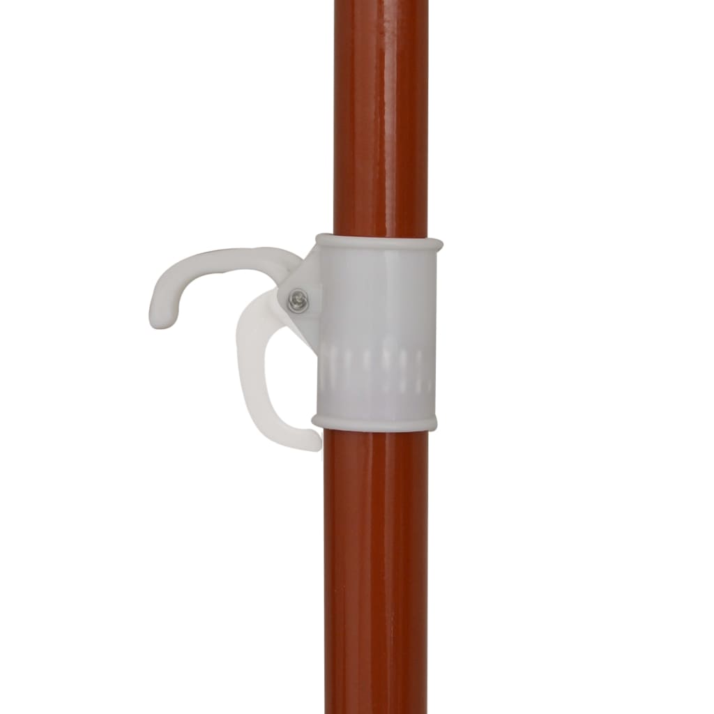 Vidaxl - Sonnenschirm mit Stahlpol 180 cm Taupe