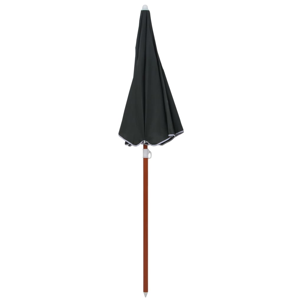 VidaXL Sonnenschirm mit Stahlstange, 180 cm, anthrazitfarben