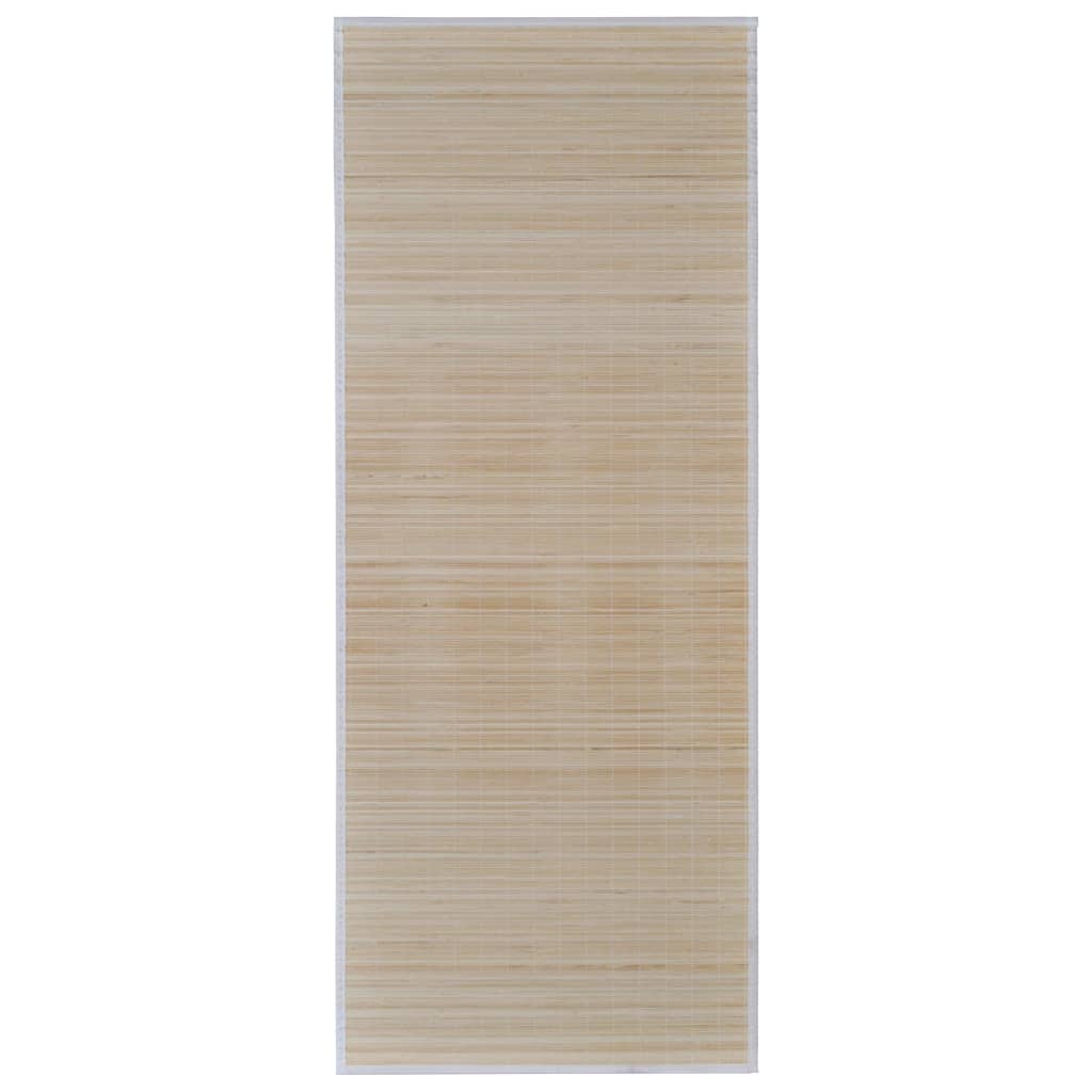 Vidaxl tapijten 4 st rechthoekig 120x180 cm bamboe natuurlijk