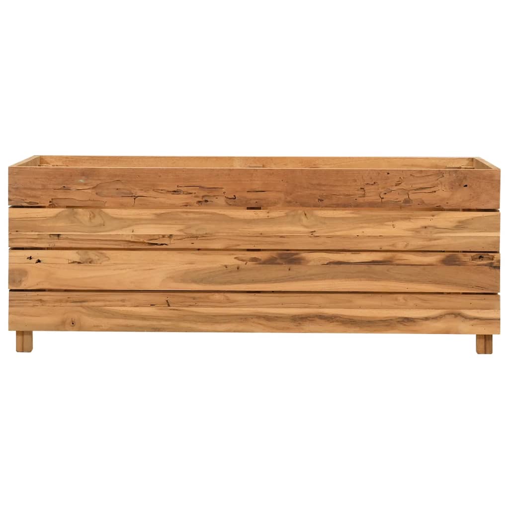 Vidaxx Pflanzer Einfügen 100x40x38 cm Recycling Teak und Stahl