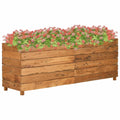VIDAXL -Planzer Einfügen 150x40x55 cm Recycling Teak und Stahl