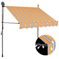 Vidaxl Markise mit LED 100 cm gelb und blau – Bedienungsanleitung