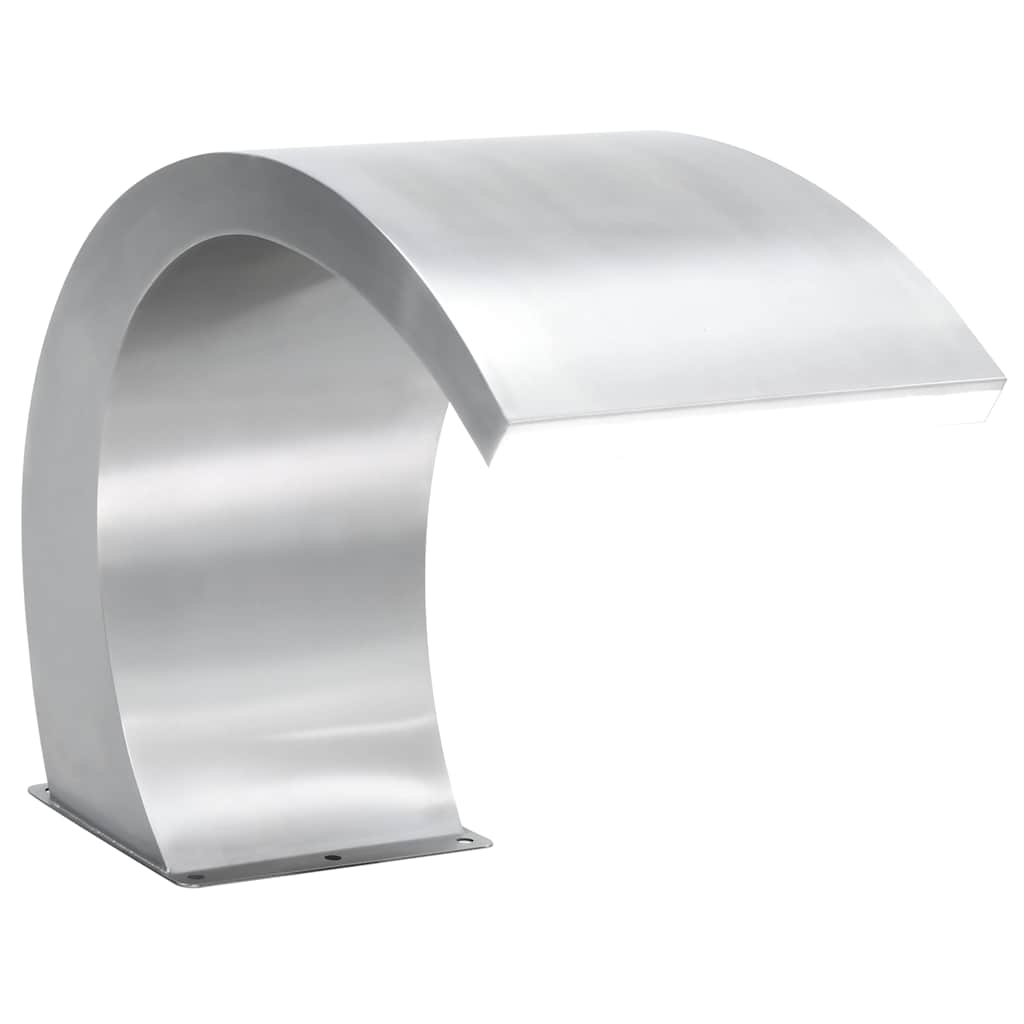 Vidaxl zwembadfontein met led's 30x60x45 cm roestvrij staal