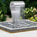 Vidaxx Garten Wasserfall 52,4 x 34,2 x 82 cm Edelstahl Silberfarbe