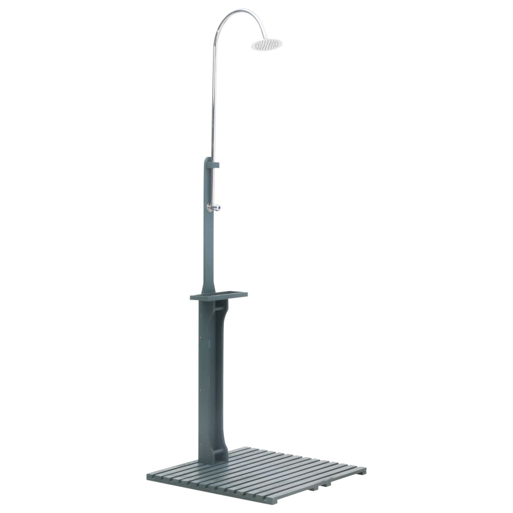 VidaXL Outdoor Duschholzholz Anthrazit
