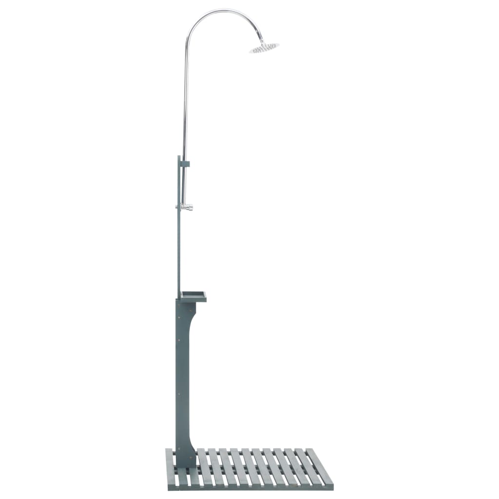 VidaXL Outdoor Duschholzholz Anthrazit