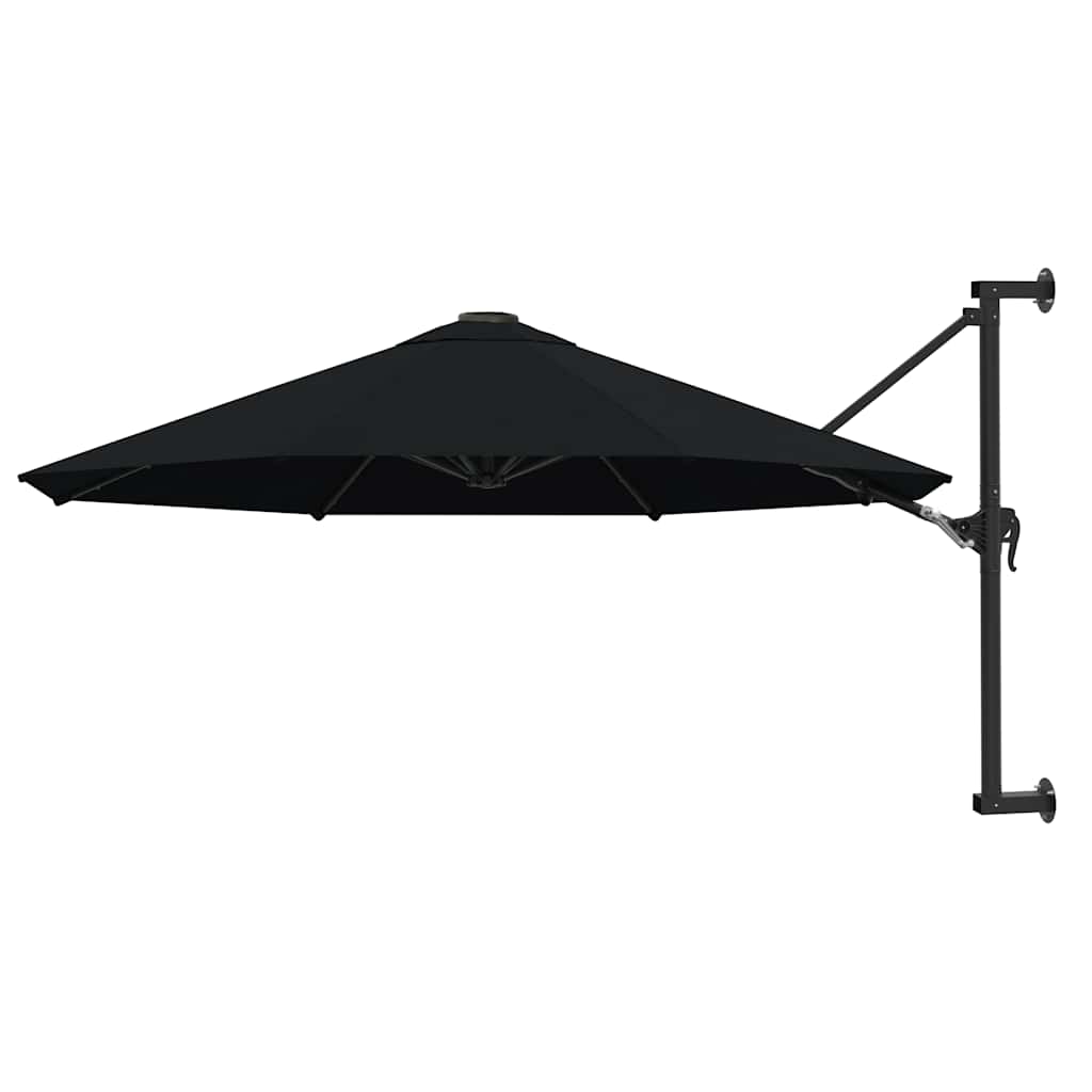 Vidaxl - Wandschirm mit Metallrost 300 cm schwarz