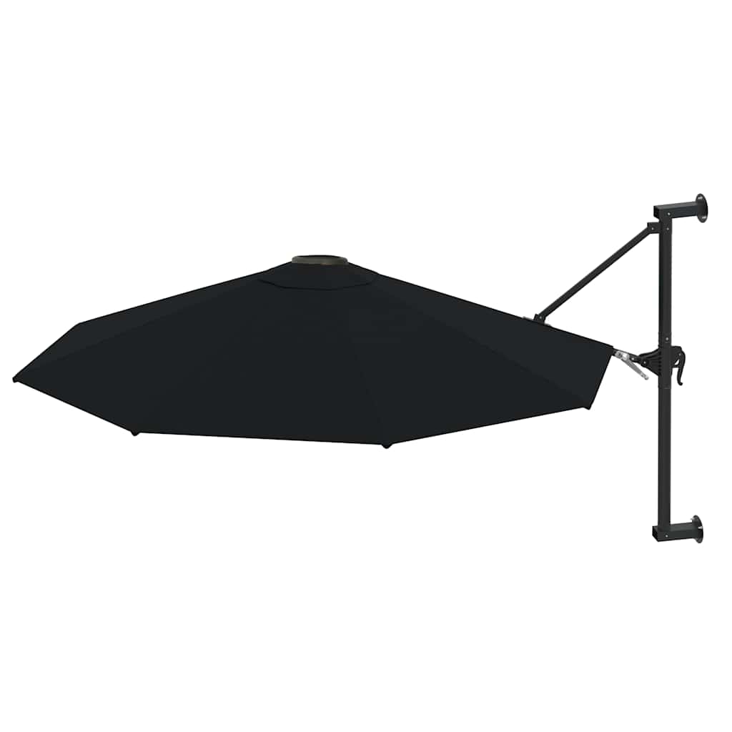 Vidaxl - Wandschirm mit Metallrost 300 cm schwarz