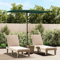 VidaXL Sonnenschirm mit Aluminiumstange 2x1,5 m grün