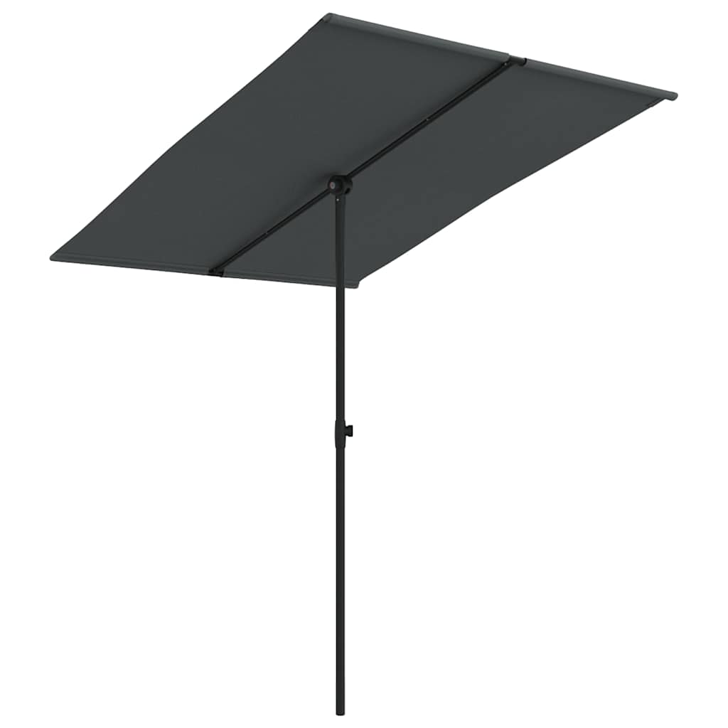 VidaXL Sonnenschirm mit Aluminiumstange 2x1,5 m anthrazitfarben