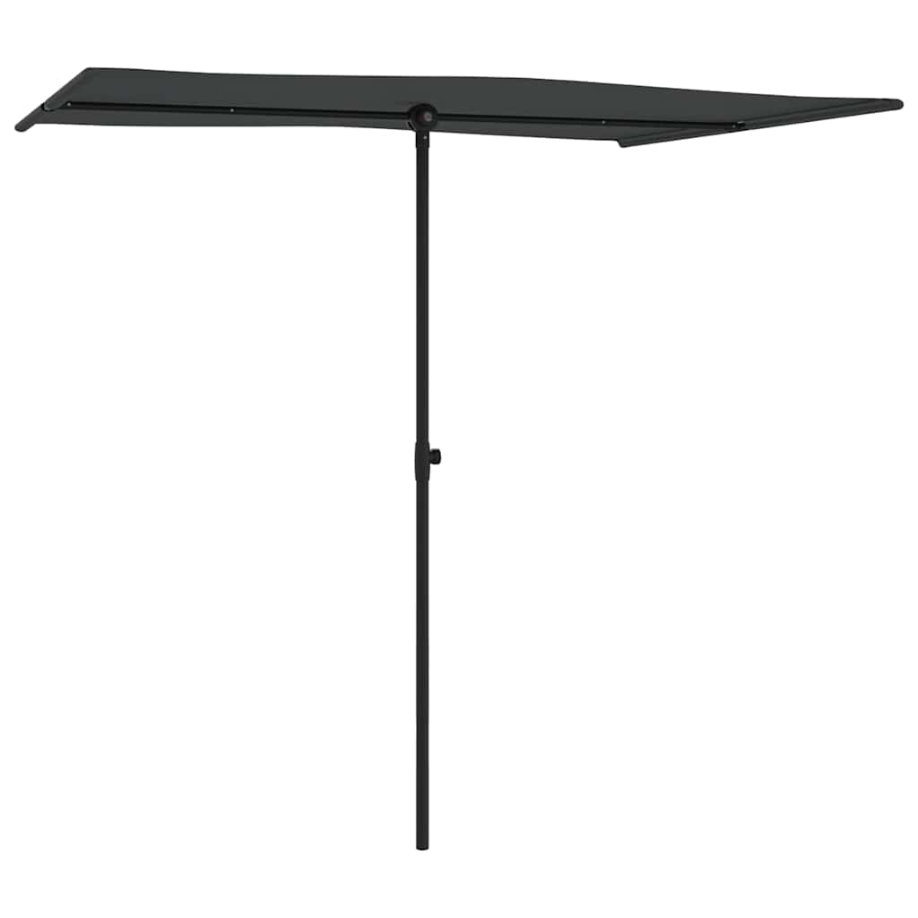 VidaXL Sonnenschirm mit Aluminiumstange 2x1,5 m anthrazitfarben