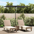 VidaXL Sonnenschirm mit Aluminiumstange 2x1,5 m anthrazitfarben