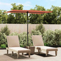 VidaXL Sonnenschirm mit Aluminiumstange 2x1,5 m terrakottafarben