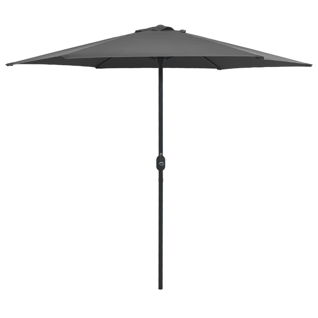 VidaXL Sonnenschirm mit Aluminiumstange 270x246 cm Anthrazit