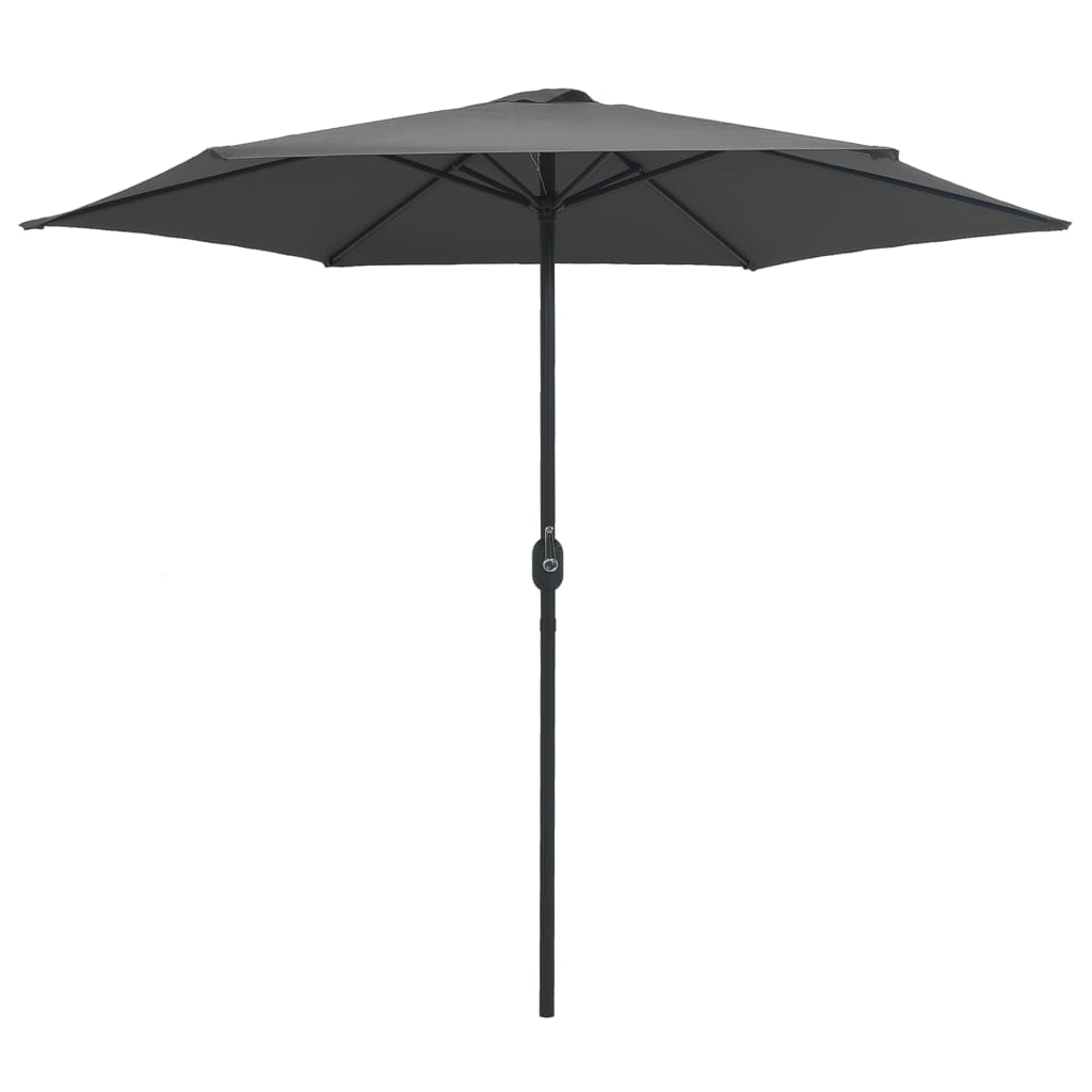 VidaXL Sonnenschirm mit Aluminiumstange 270x246 cm Anthrazit