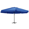 Vidaxl - Sonnenschirm mit Aluminiumstange 500 cm Azurblau