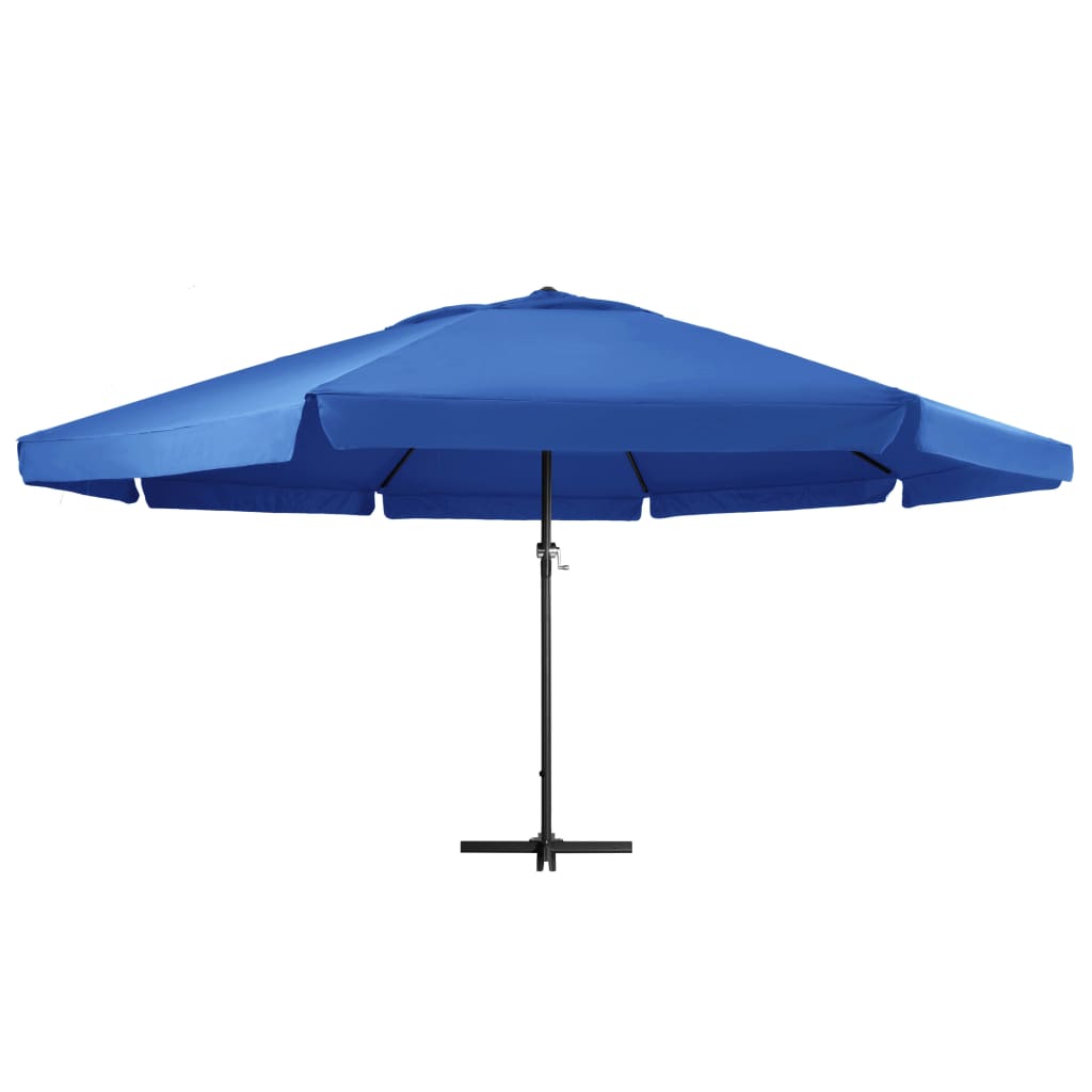 Vidaxl - Sonnenschirm mit Aluminiumstange 500 cm Azurblau