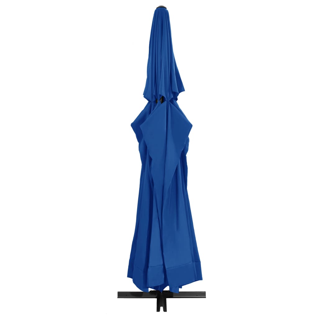 Vidaxl - Sonnenschirm mit Aluminiumstange 500 cm Azurblau