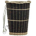 VidaXL Holzkorb mit Tragegriffen, 50 x 44 x 58 cm, Naturweide