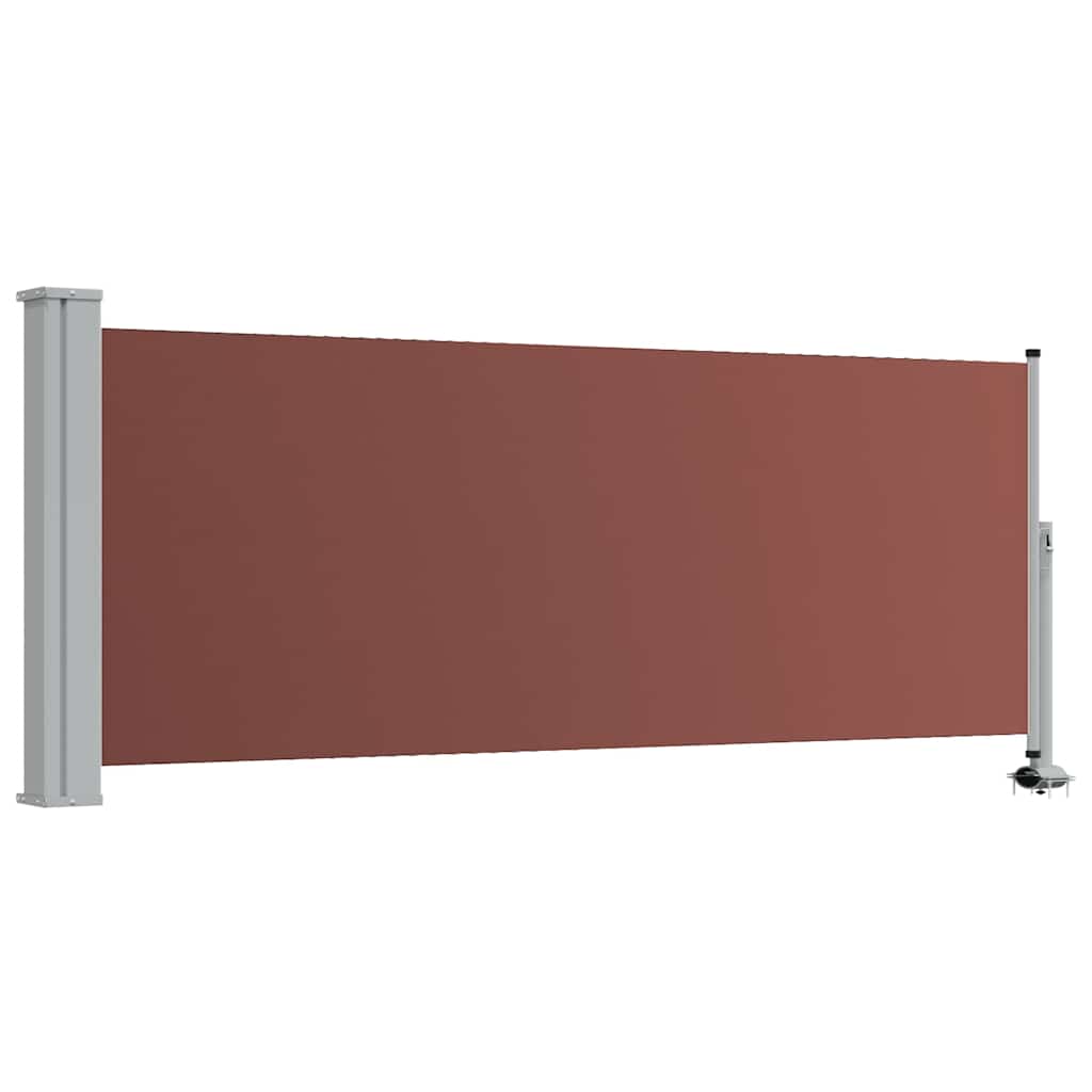 Vidaxl tuinscherm uittrekbaar 100x300 cm bruin
