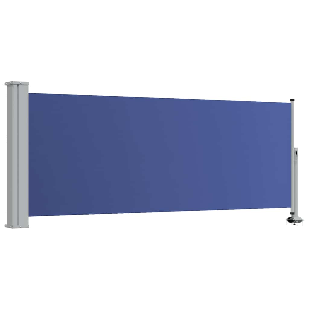 Vidaxl tuinscherm uittrekbaar 100x300 cm blauw