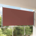 Vidaxxl Gartenbild ausziehbar 160 x 300 cm braun
