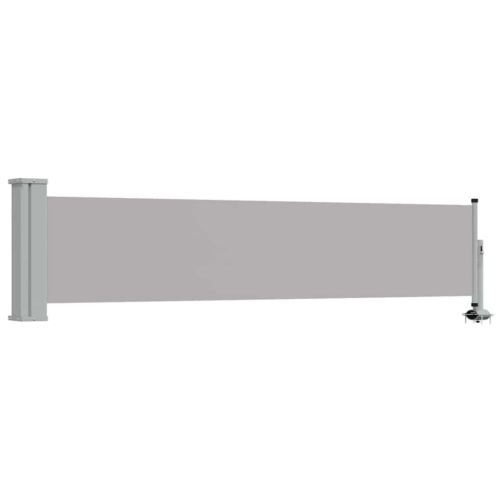VidaXL Einziehbarer Gartensichtschutz 60x300 cm Grau
