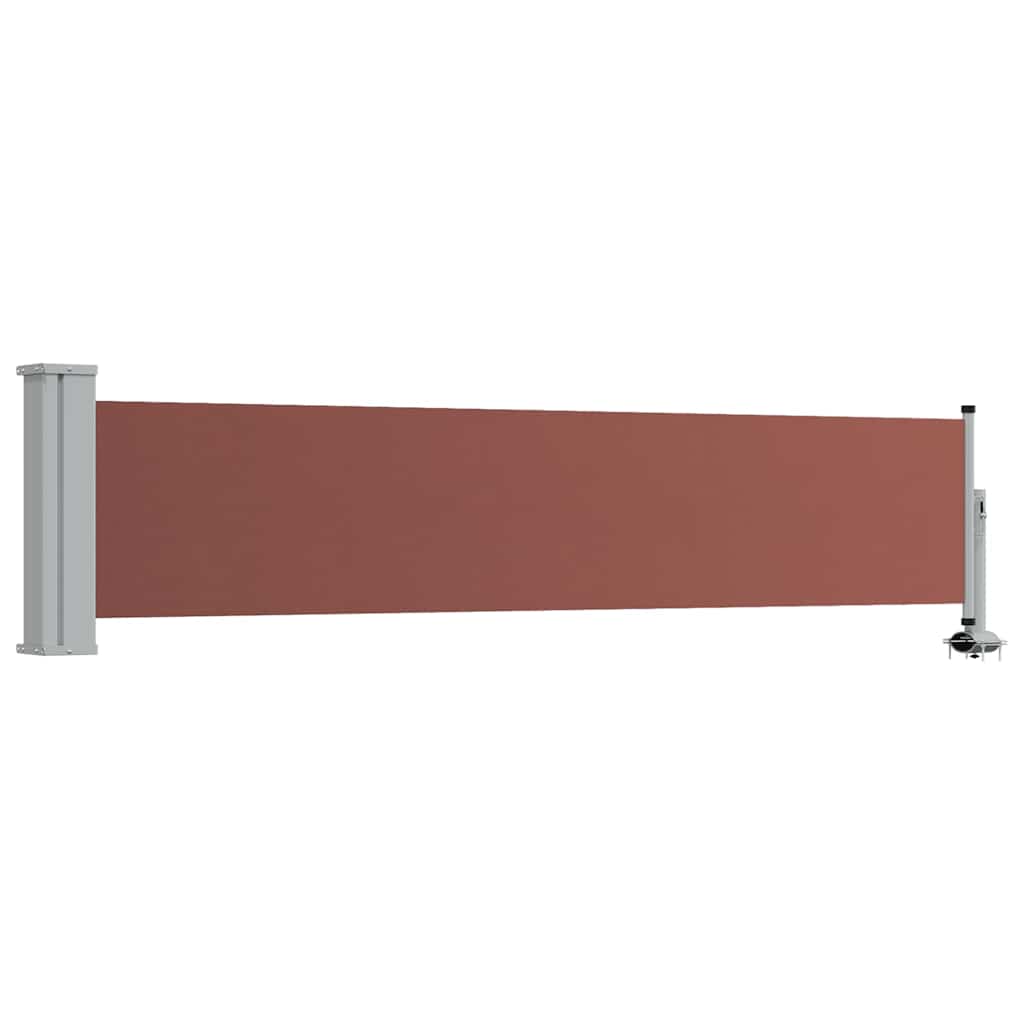 Vidaxl tuinscherm uittrekbaar 60x300 cm bruin