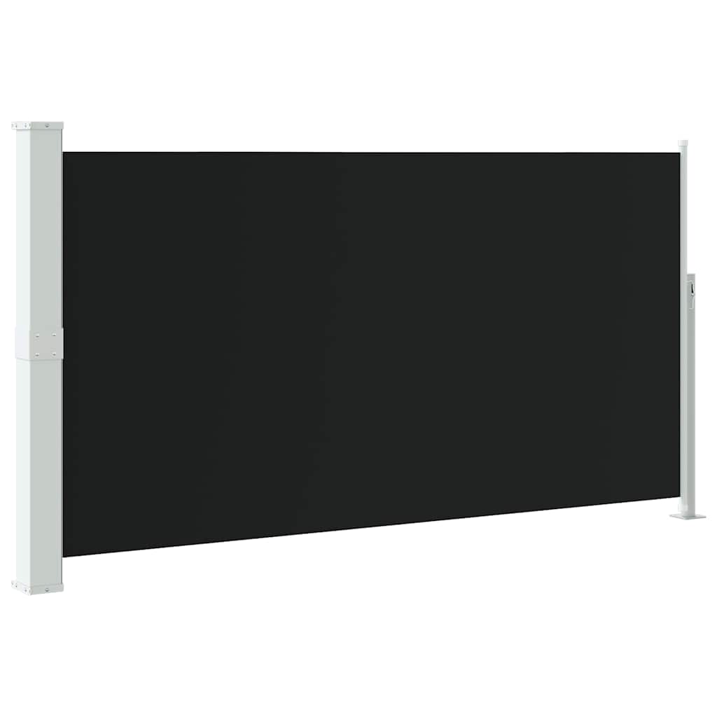 vidaXL Gartenbildschirm ausziehbar 170 x 300 cm schwarz