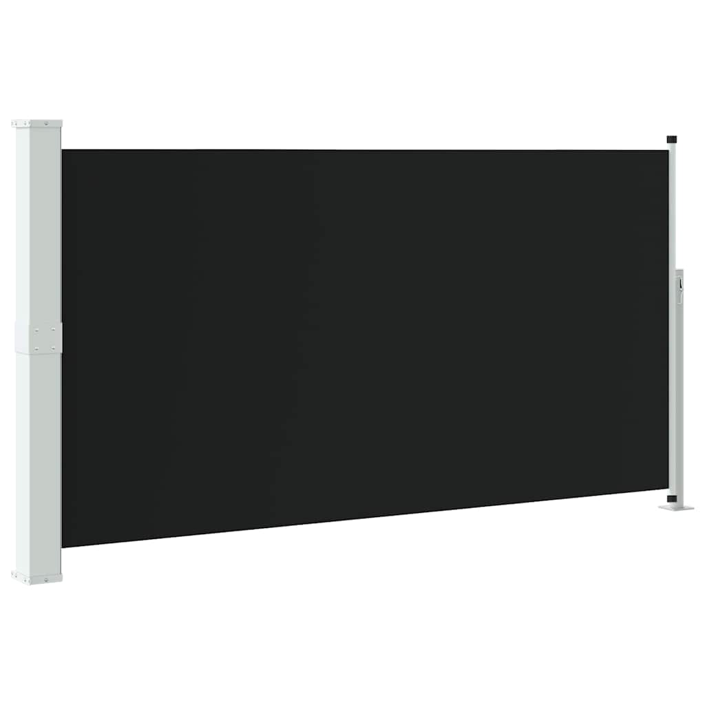 Vidaxl tuinscherm uittrekbaar 170x300 cm zwart