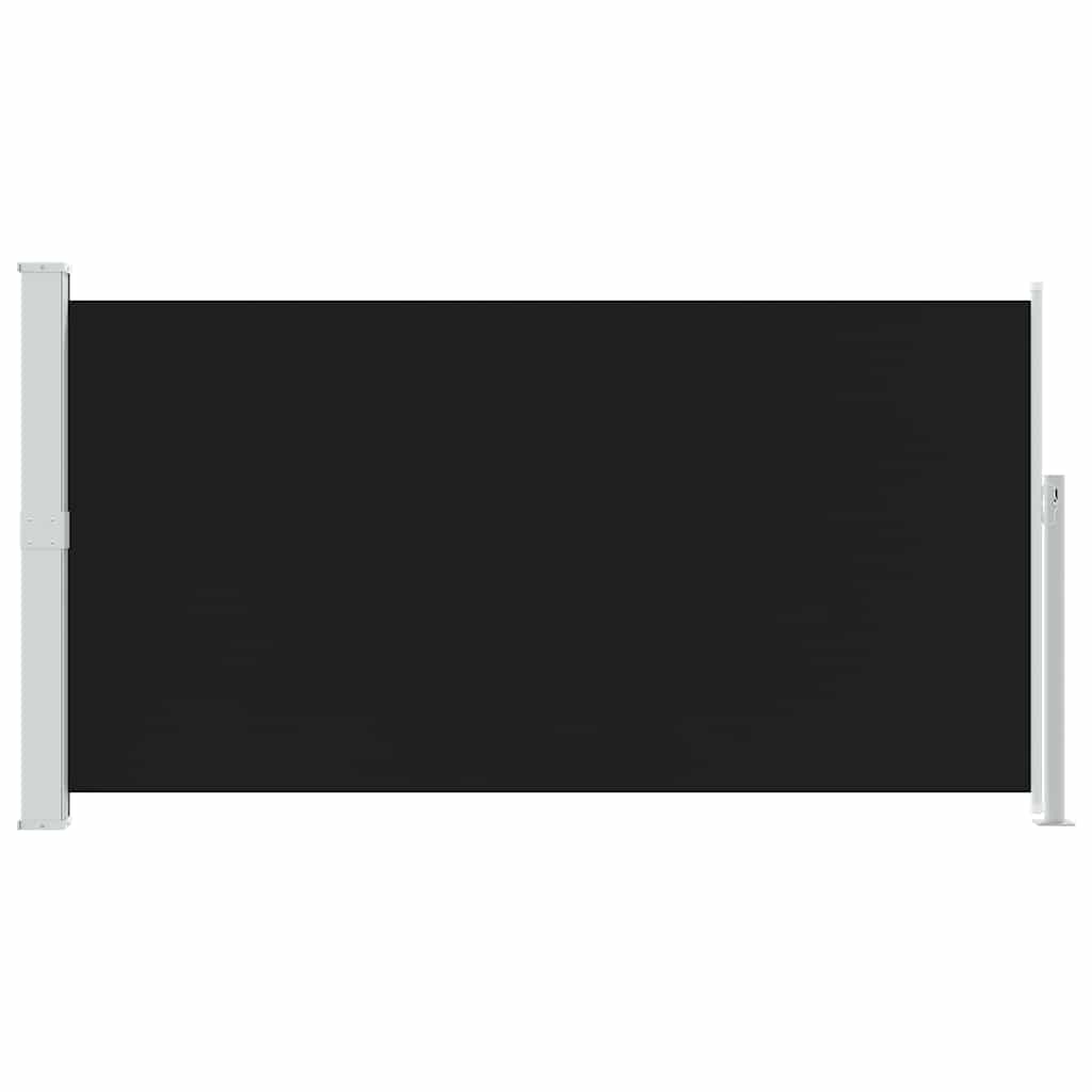 vidaXL Gartenbildschirm ausziehbar 170 x 300 cm schwarz