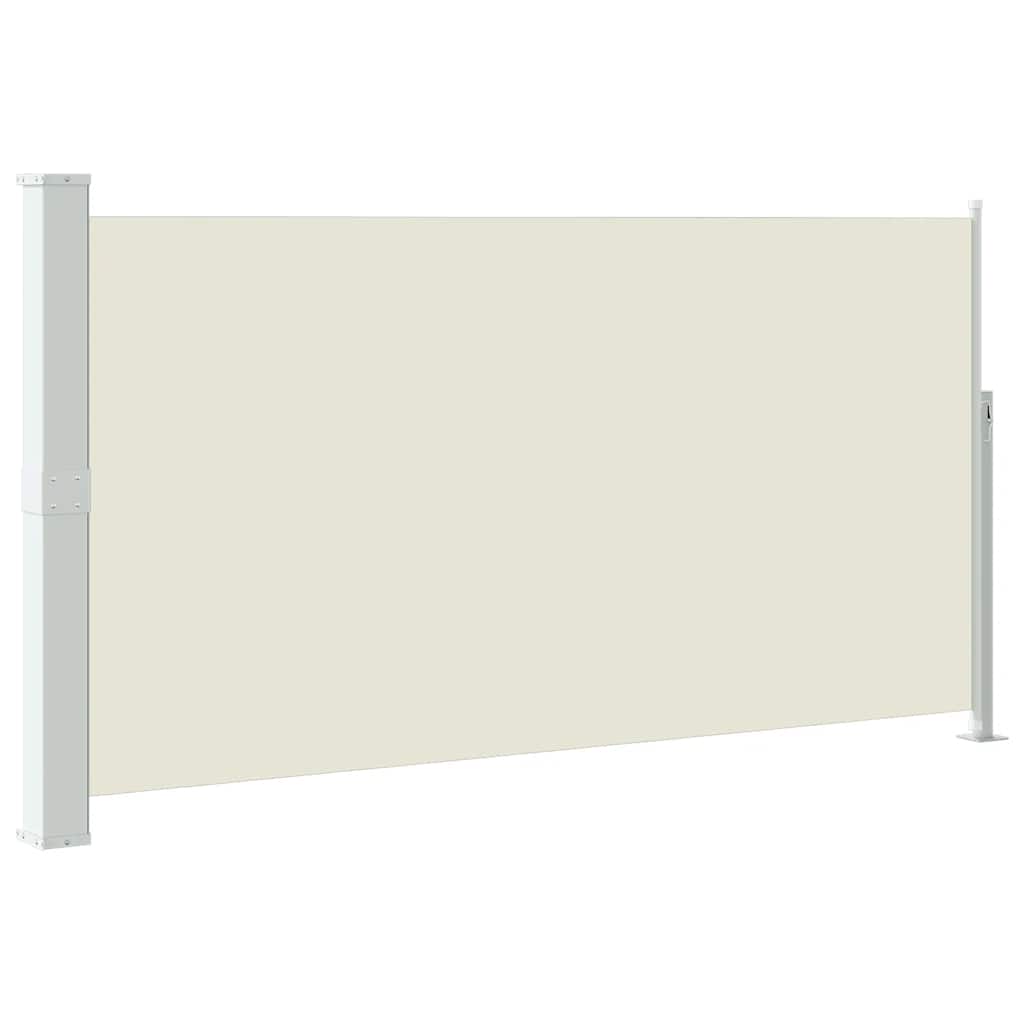 vidaXL Gartenbildschirm ausziehbar 170 x 300 cm Creme