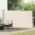 vidaXL Gartenbildschirm ausziehbar 170 x 300 cm Creme