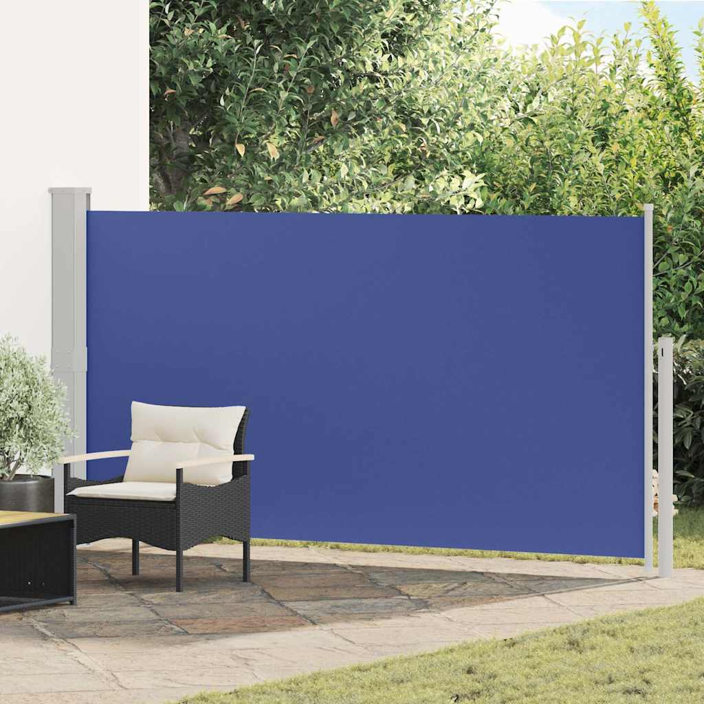 Vidaxxl Gartenbildschirm ausziehbar 170 x 300 cm blau