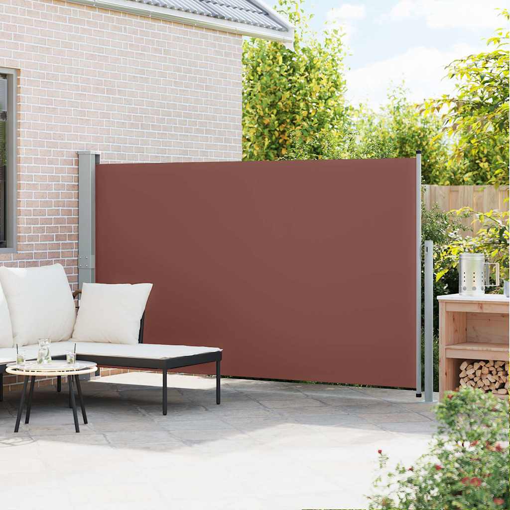 vidaXL Gartenbildschirm ausziehbar 170 x 300 cm Braun
