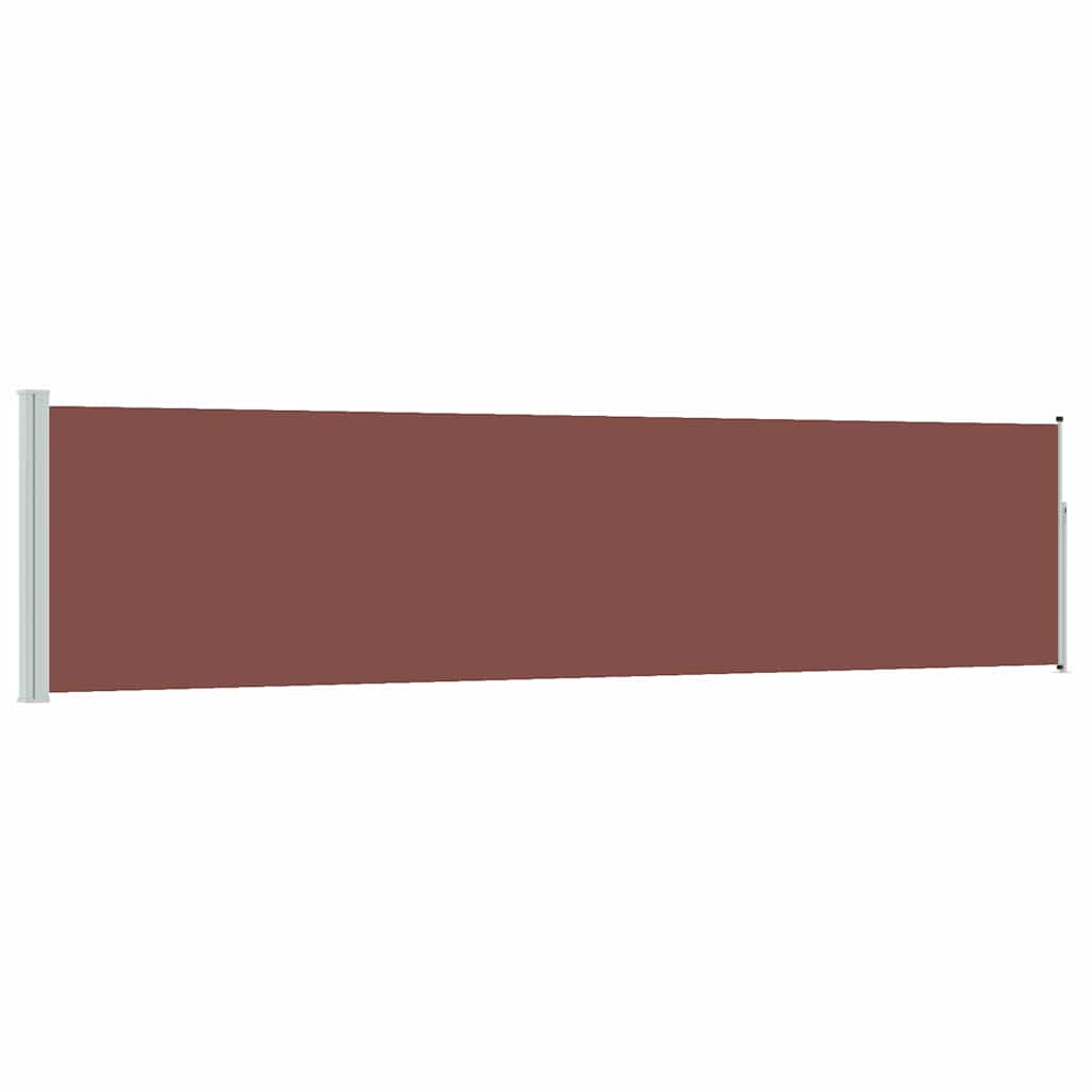Vidaxl tuinscherm uittrekbaar 117x514 cm bruin