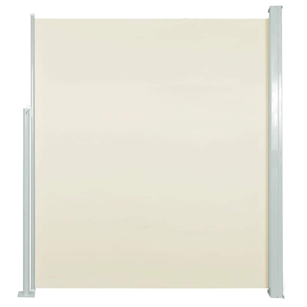 VidaXL Sichtschutzwand für den Garten, extra groß, 140 x 500 cm, Creme