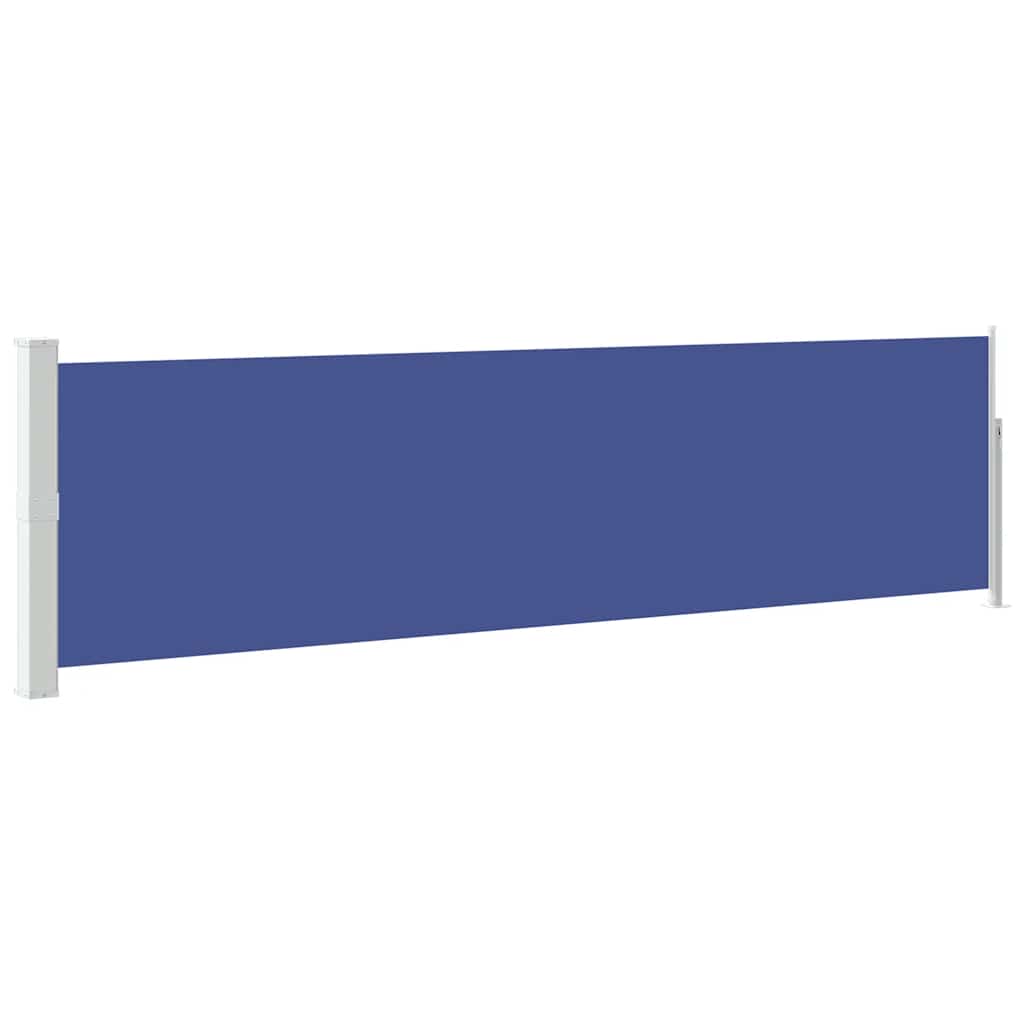Vidaxxl Gartenbildschirm ausziehbar 140 x 500 cm blau