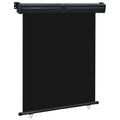 Vidaxl balkonscherm 145x250 cm zwart
