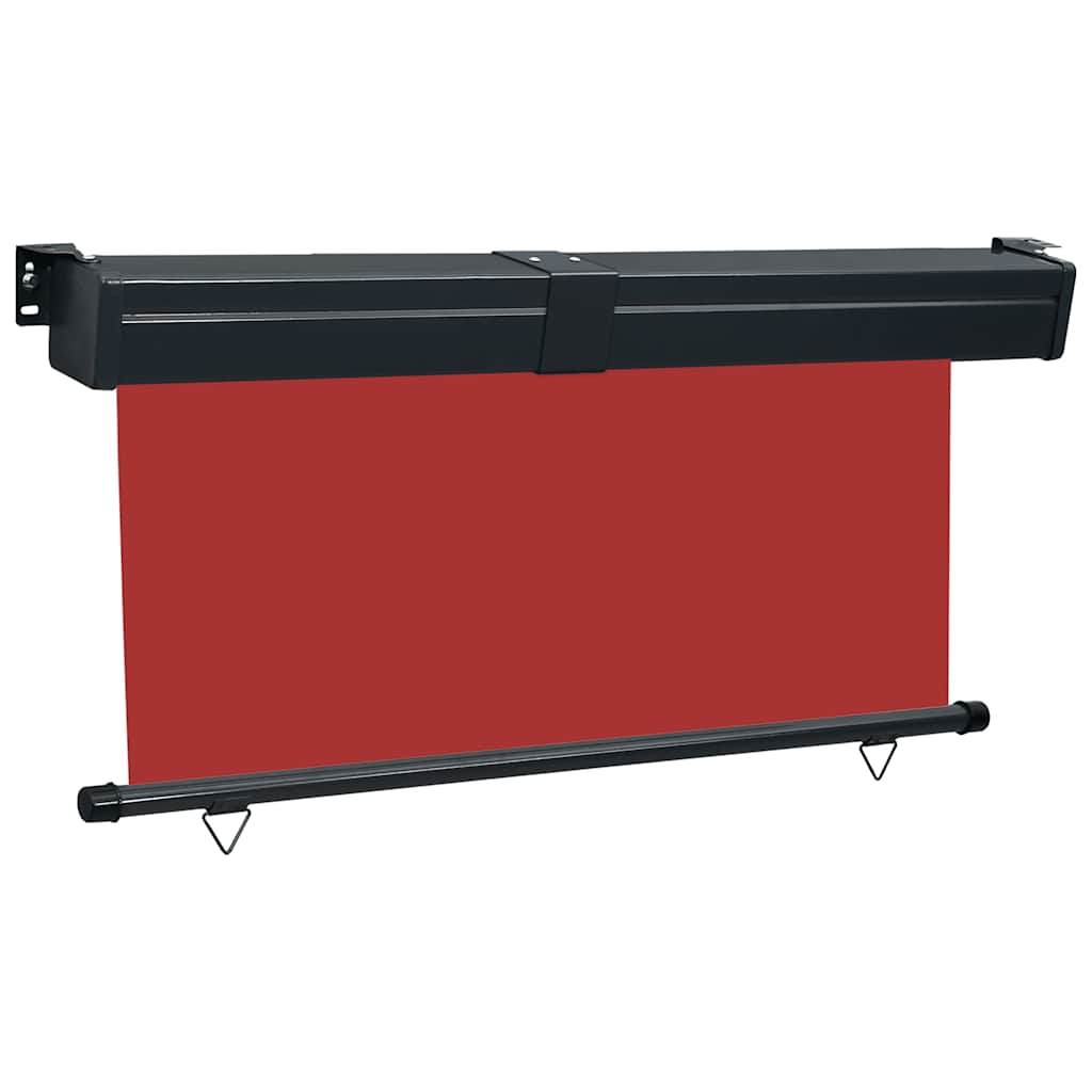 Vidaxl balkonscherm 175x250 cm rood