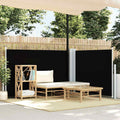 Vidaxl windscherm uittrekbaar 120x600 cm zwart