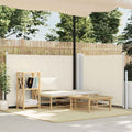 Vidaxl windscherm uittrekbaar 120x600 cm crème