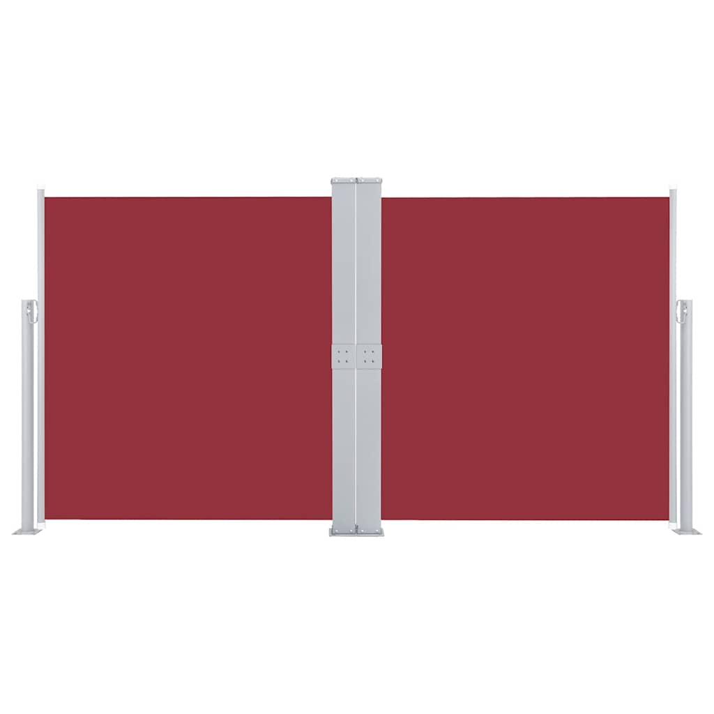 Vidaxl windscherm uittrekbaar 160x600 cm rood