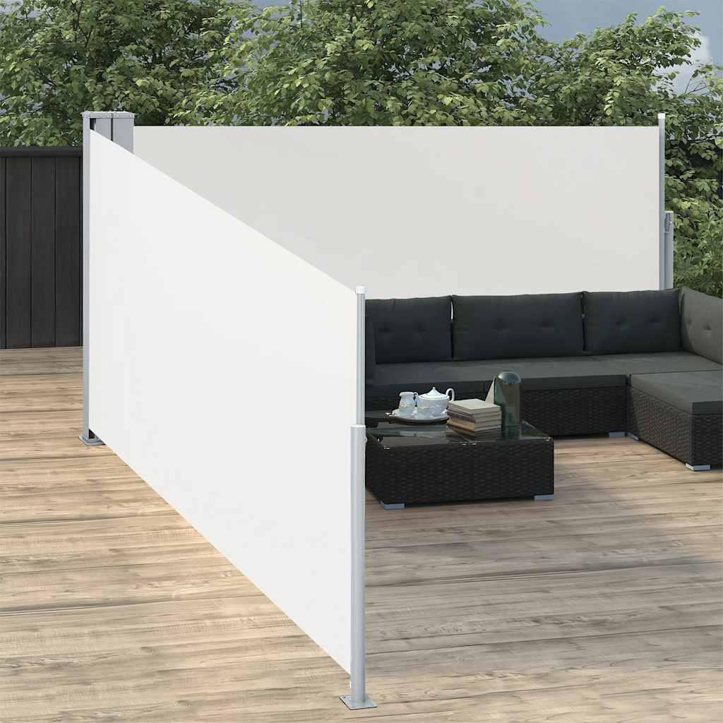 VIDAXL - Windschutzvisier 100 x 1000 cm Creme