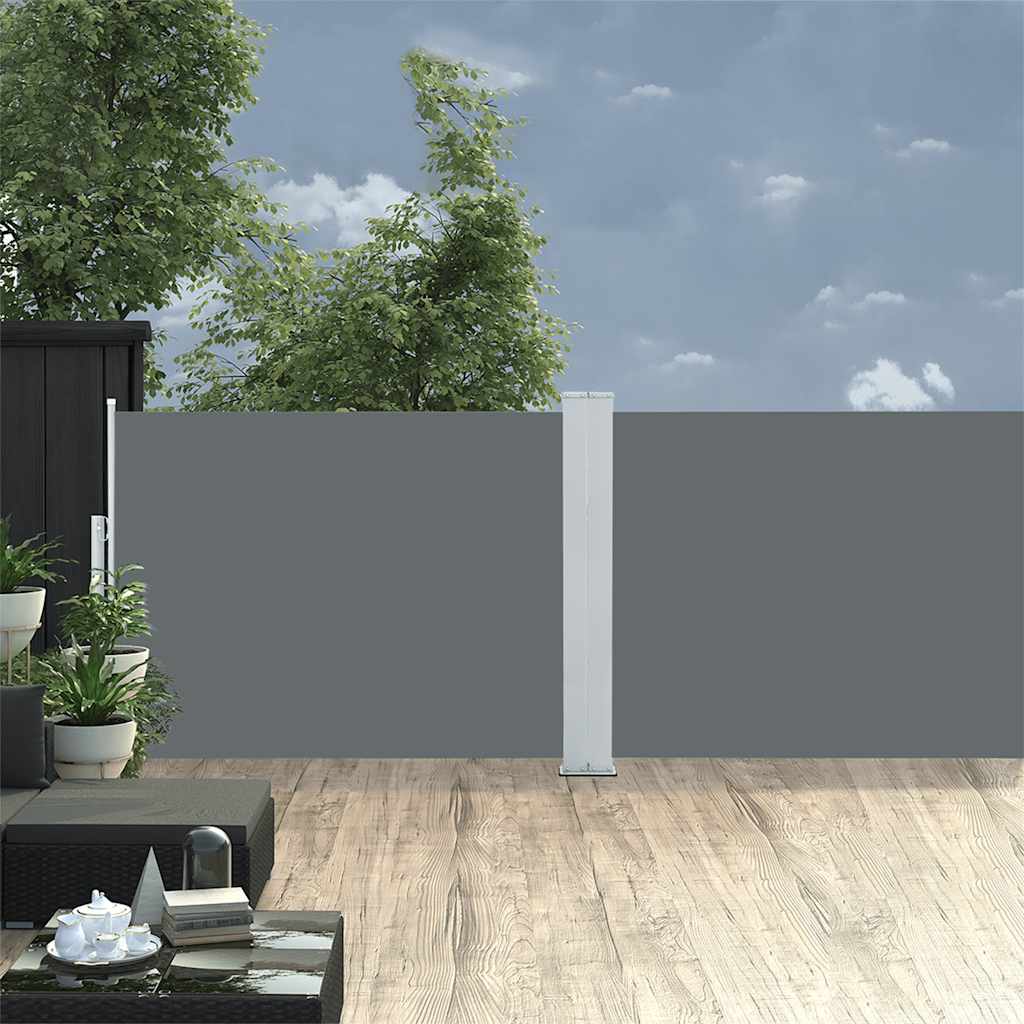 VIDAXL - Windschutzschild 100 x 1000 cm, Anthrazit erhältlich