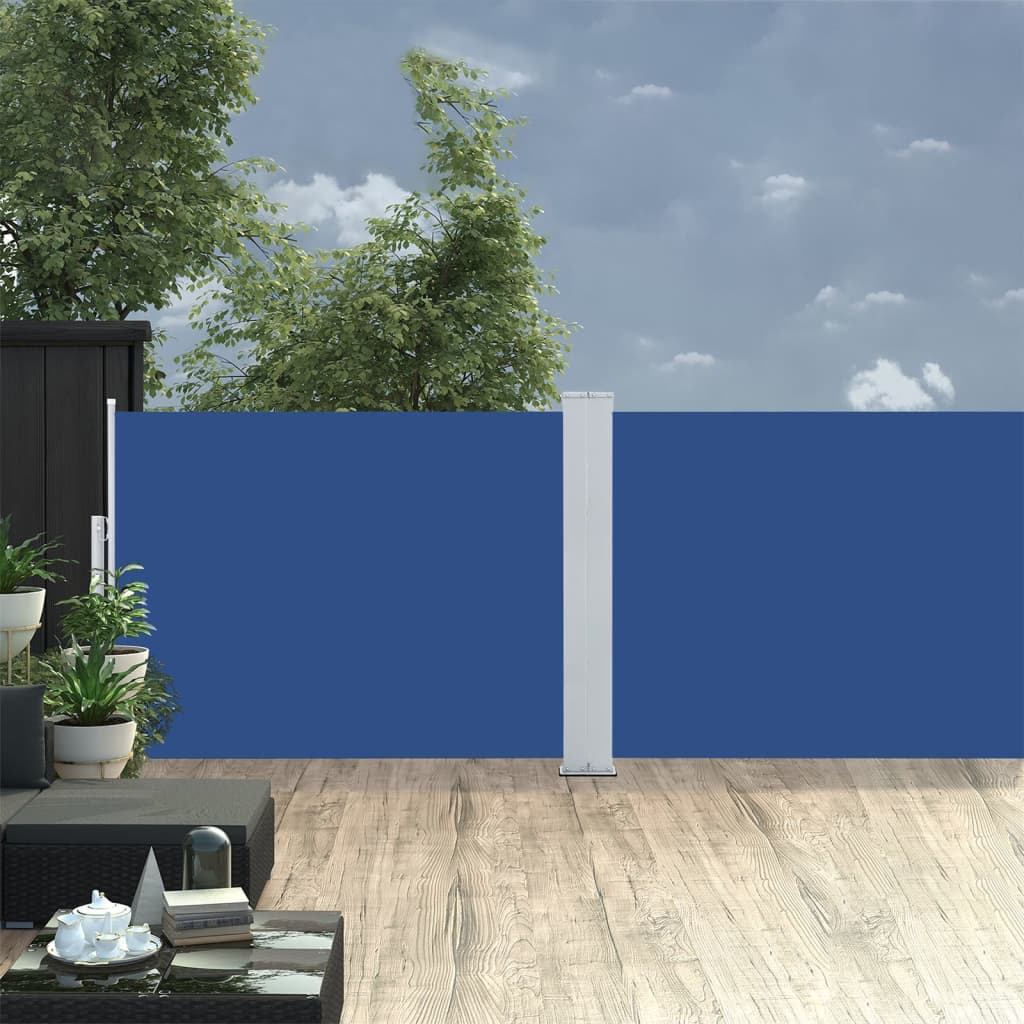 VIDAXL - Windschutzvisier 100x1000 cm blau
